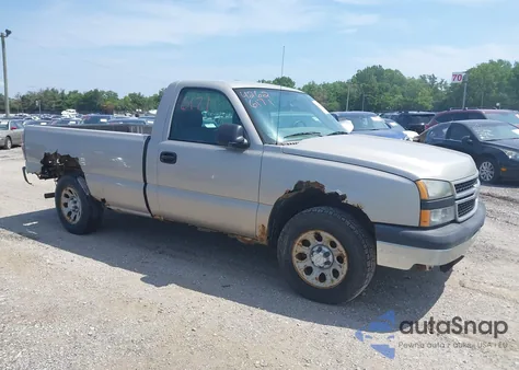 2006 Chevrolet Silverado 1500 Work Truck из США, поврежденный, VIN 3GCEC14X16G247106